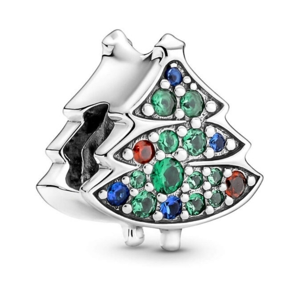 Pandora Christmas Tree Crystal Charm - Picture 2 of 10